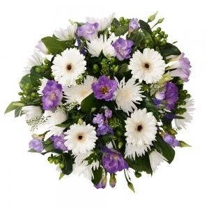 Blue Funeral Posy