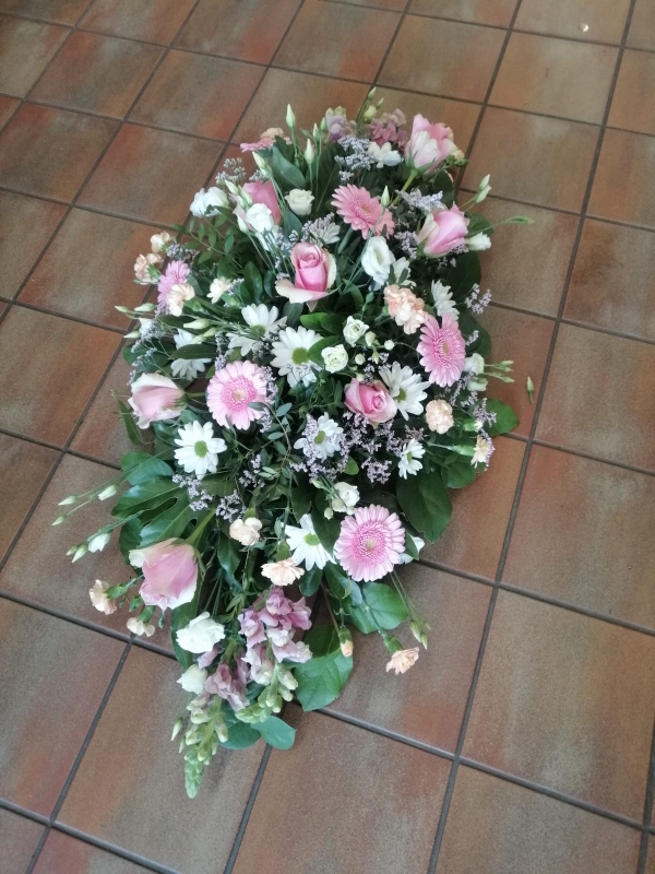 Pink Casket Spray