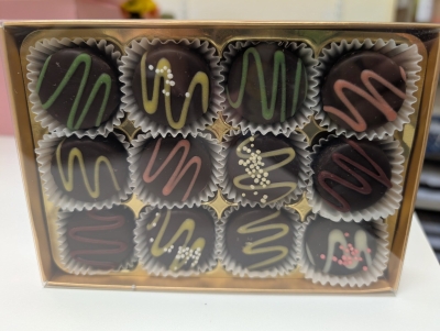 Luxury Vegan Chocolates Box of 12