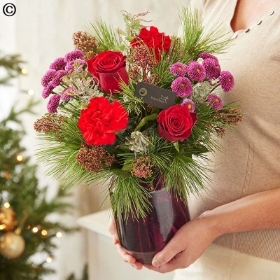 Christmas Florist Choice Vase