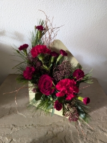 Christmas Signed with Petals