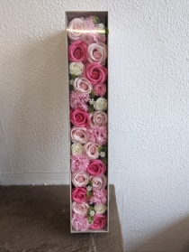Extra Long Pink Soap Flowers