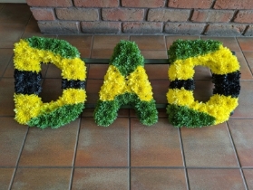 Jamaican Funeral Lettering